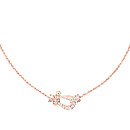 [Vera  Jewelry]FORCE 10 PINK GOLD DIAMOND NECKLACE