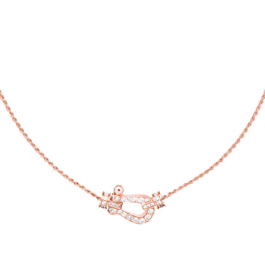 [Vera  Jewelry]FORCE 10 PINK GOLD DIAMOND NECKLACE