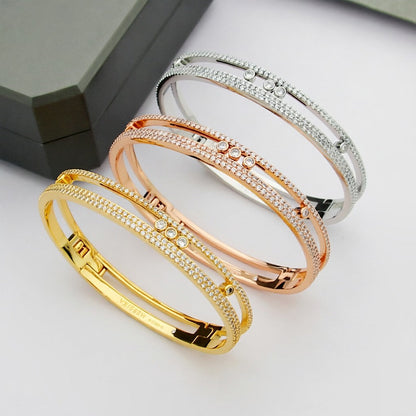 [Vera  Jewelry]Move Romane pavé bangle