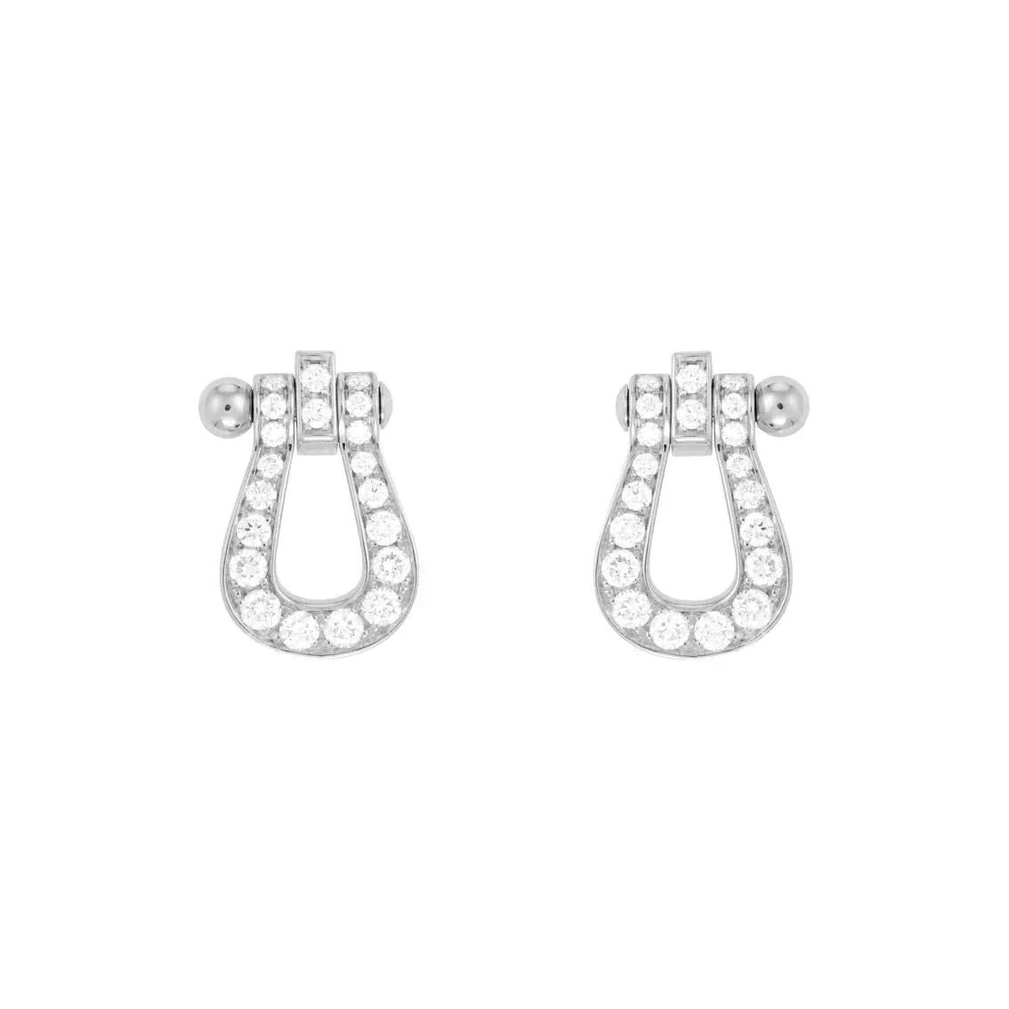 [Vera Jewelry]FORCE 10 FULL DIAMOND STUD EARRINGS MINI MODEL