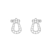 [Vera Jewelry]FORCE 10 FULL DIAMOND STUD EARRINGS MINI MODEL