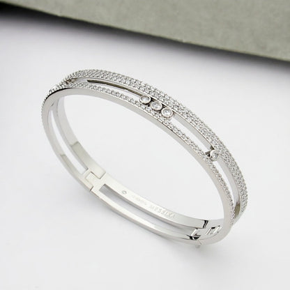 [Vera  Jewelry]Move Romane pavé bangle