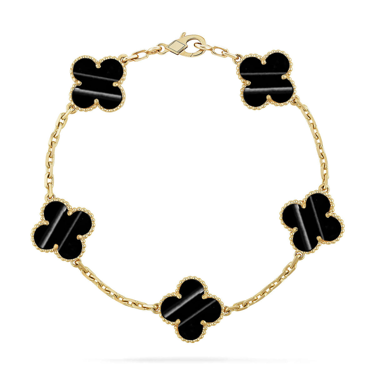 [Vera Jewelry] クローバー 5モチーフ パルサーストーン ブレスレット コレクション