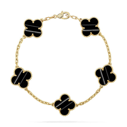 [Vera Jewelry] クローバー 5モチーフ パルサーストーン ブレスレット コレクション