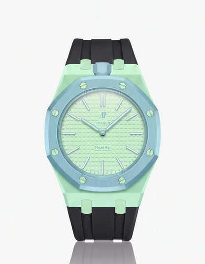 Silicone Strap & Case  Royal Pop  Blaue Acht(Customize  Colors)