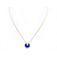 [Vera Jewelry]AMULETTE ROSE GOLD AGATE NECKLACE
