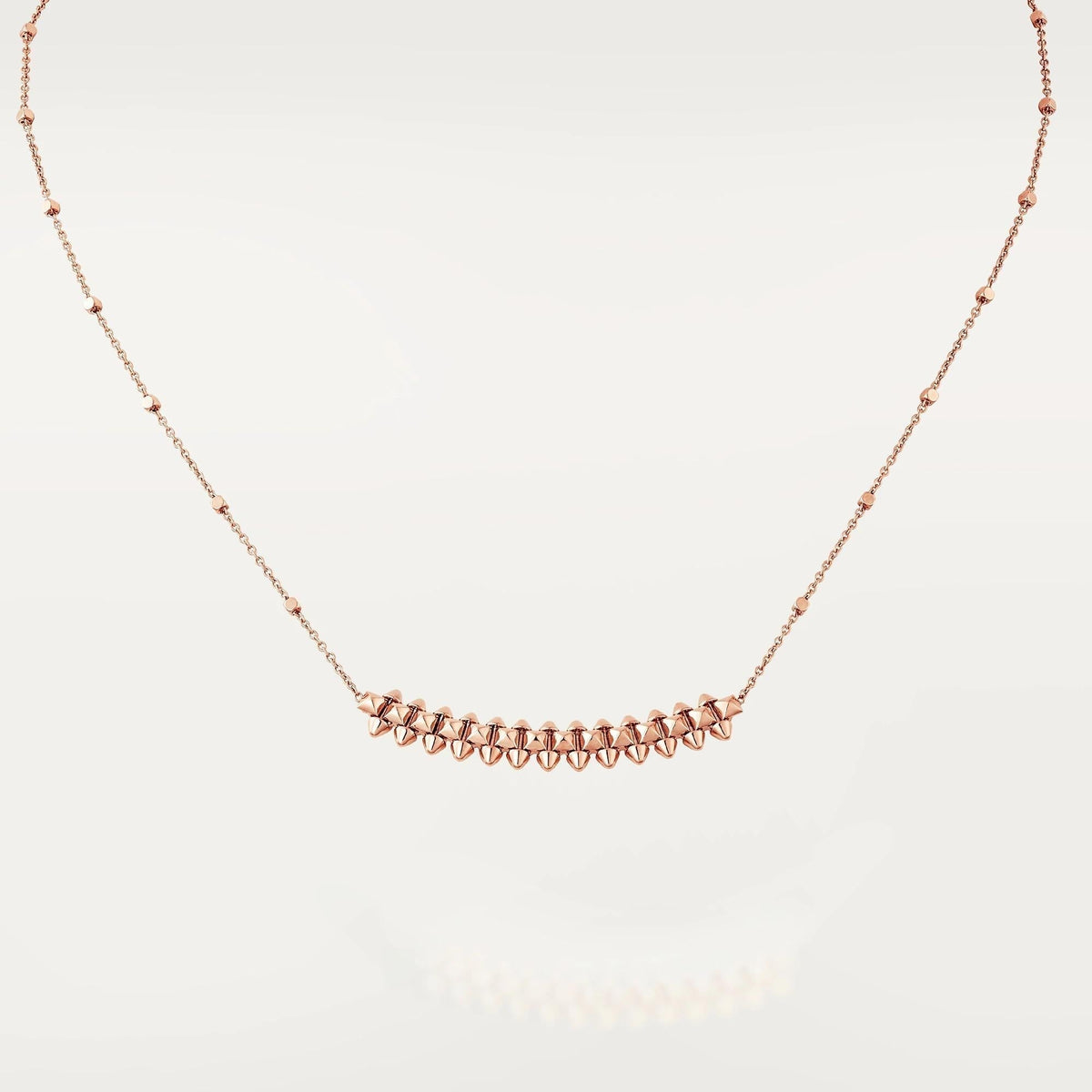 [Vera  Jewelry]CLASH PINK GOLD NECKLACE