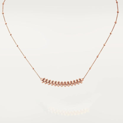 [Vera  Jewelry]CLASH PINK GOLD NECKLACE