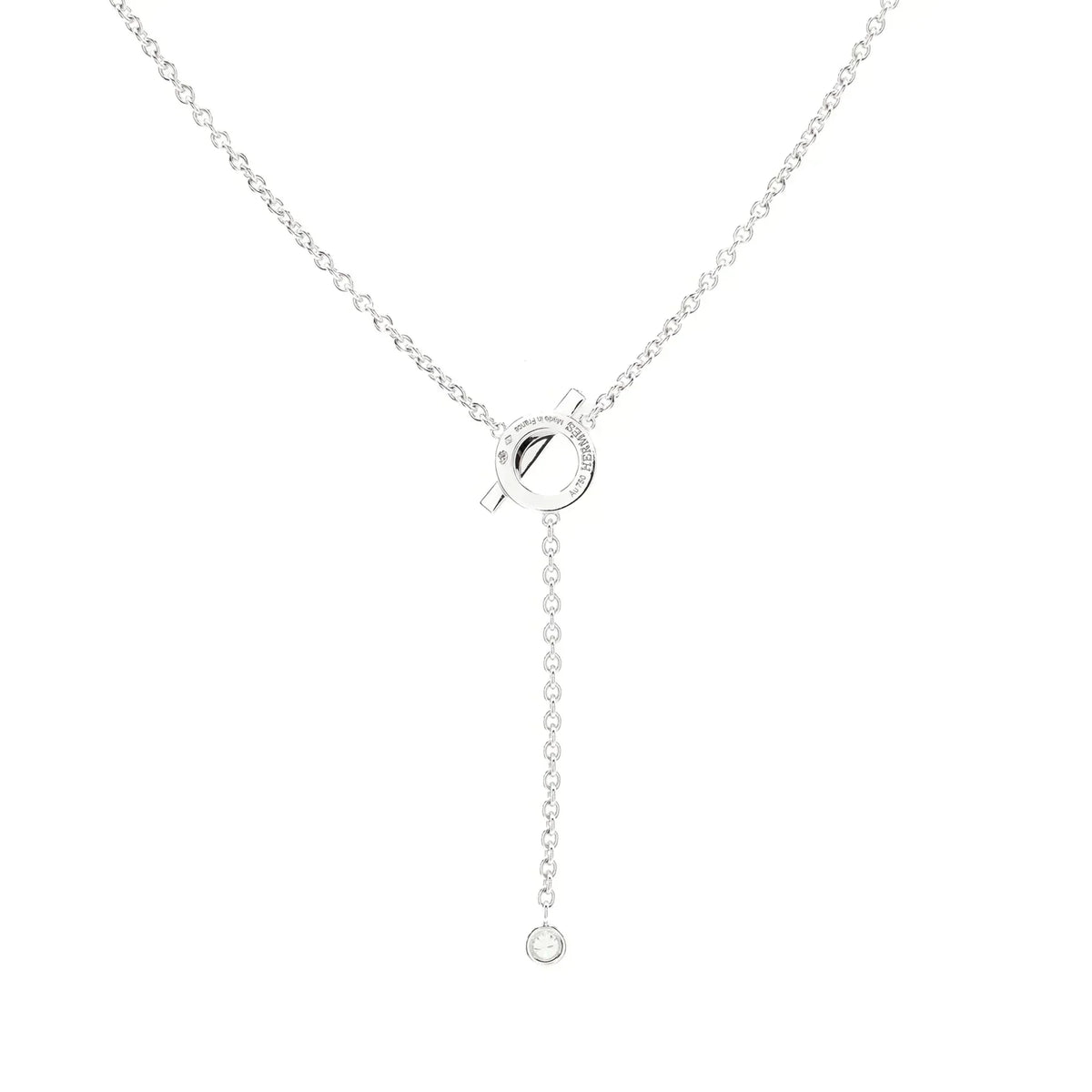 [Vera  Jewelry]FINESSE SILVER DIAMOND NECKLACE
