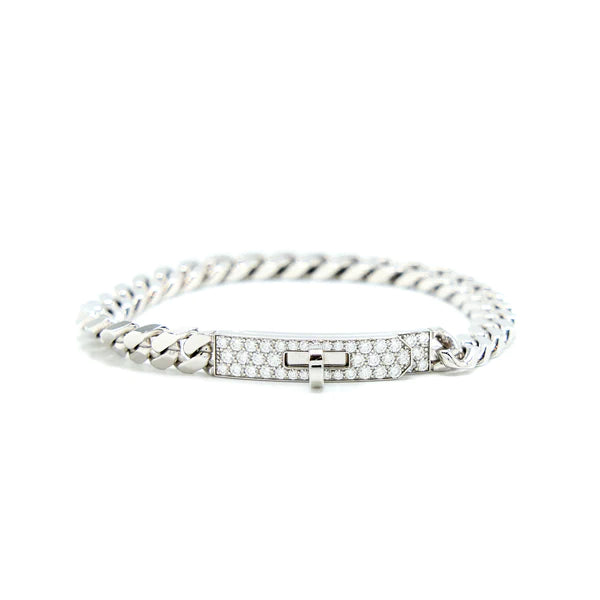 [Vera Jewelry]KELLY CHAIN SILVER DIAMOND BRACELET