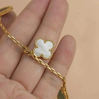 [Vera Jewelry]LUCKY SPRING 5 MOTIF GOLD BRACELET