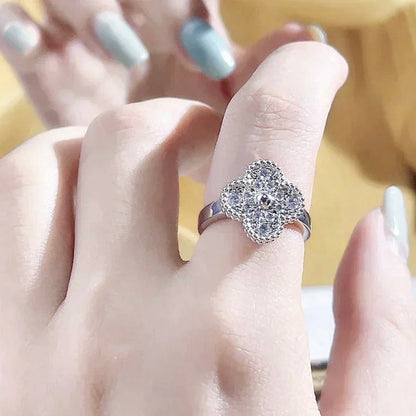 [Vera  Jewelry]CLOVER DIAMOND RING