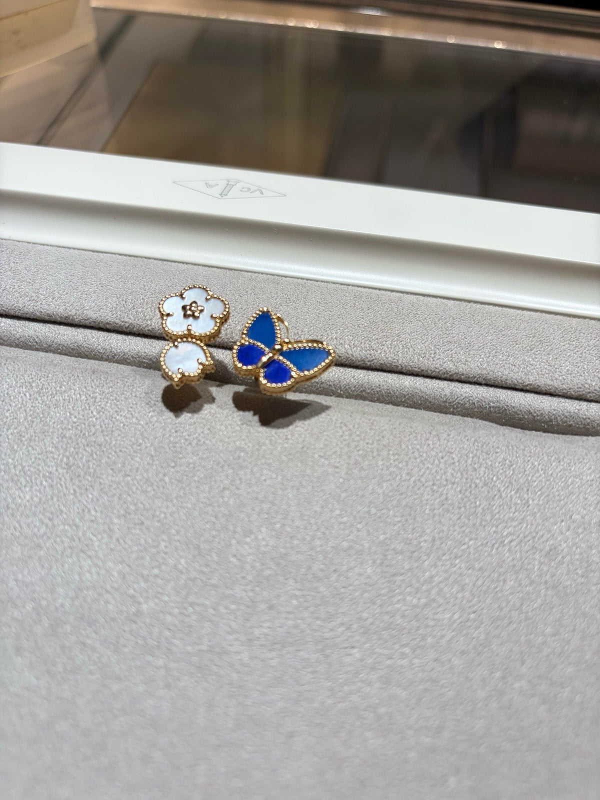 [Vera Jewelry]ラッキースプリング バタフライ オープンリング