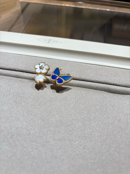 [Vera Jewelry]ラッキースプリング バタフライ オープンリング
