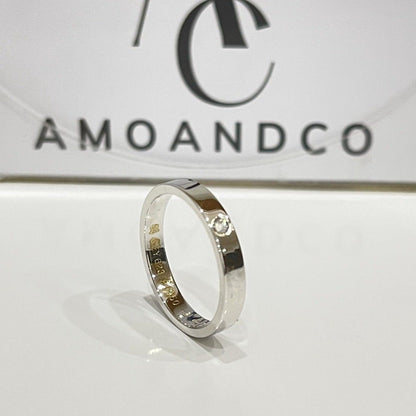 [Vera  Jewelry]LOVE RING 4MM 1 DIAMOND