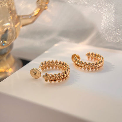 [Vera  Jewelry]CLASH SMALL HOOP EARRINGS