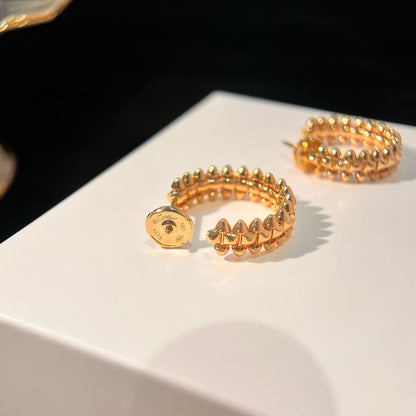 [Vera  Jewelry]CLASH SMALL HOOP EARRINGS