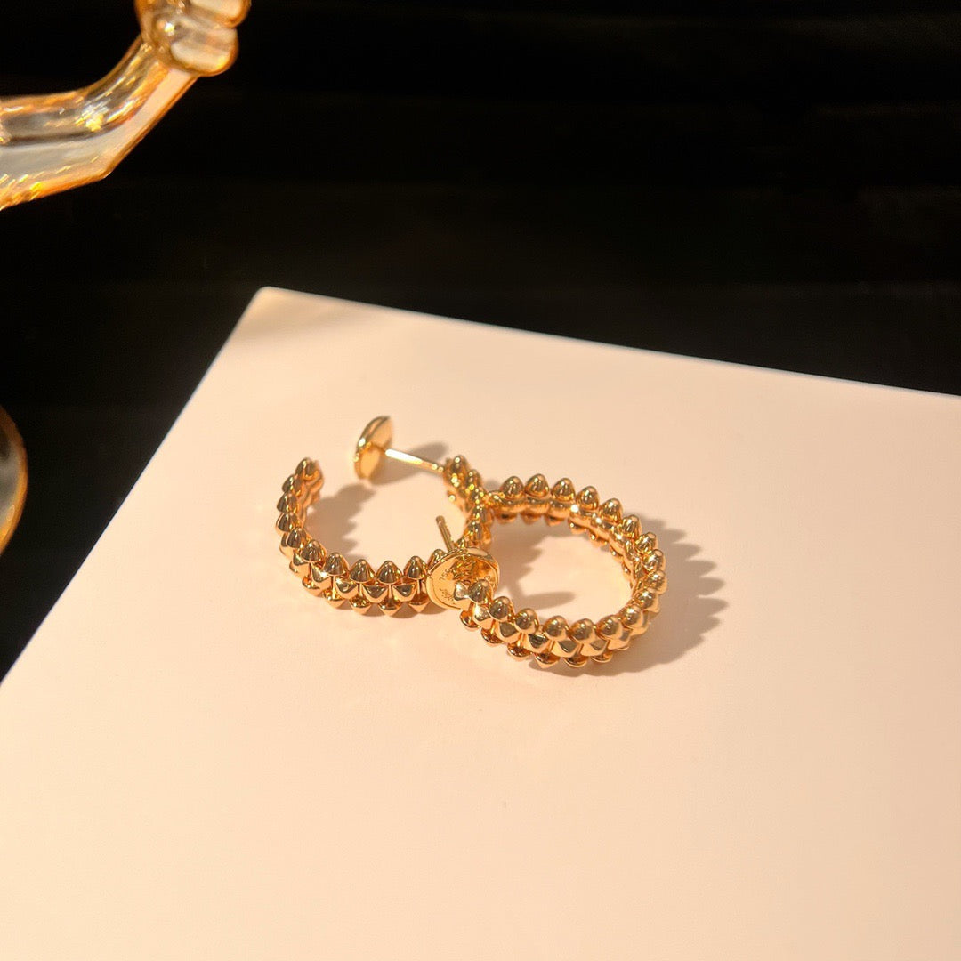[Vera  Jewelry]CLASH SMALL HOOP EARRINGS