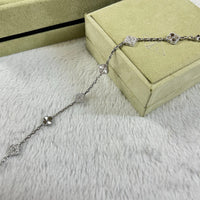 [Vera Jewelry]CLOVER 6 MOTIF DIAMOND LASER BRACELET