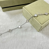 [Vera Jewelry]CLOVER 6 MOTIF WHITE MOP BRACELET