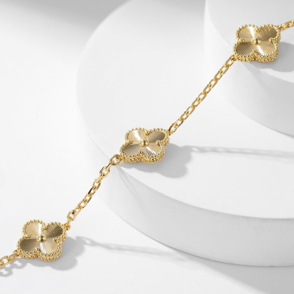 [Vera Jewelry]CLOVER 10 MOTIFS LASER NECKLACE