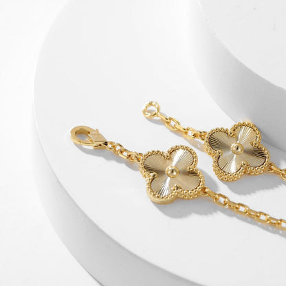 [Vera Jewelry]CLOVER 10 MOTIFS LASER NECKLACE