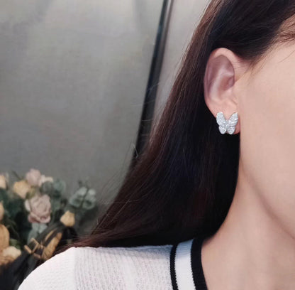 [Vera Jewelry]BUTTERFLY ALL DIAMOND EARRINGS