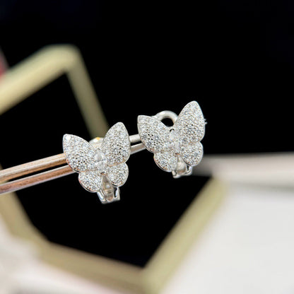 [Vera Jewelry]BUTTERFLY ALL DIAMOND EARRINGS