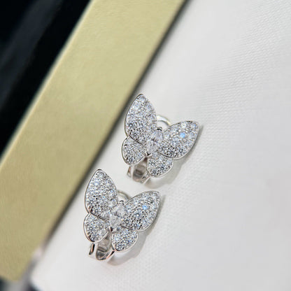 [Vera Jewelry]BUTTERFLY ALL DIAMOND EARRINGS