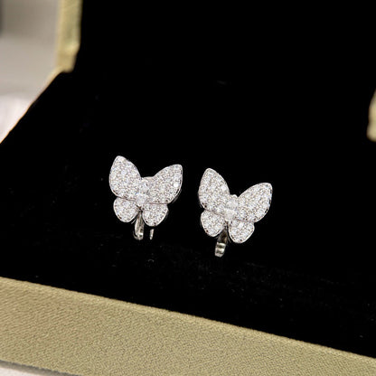 [Vera Jewelry]BUTTERFLY ALL DIAMOND EARRINGS