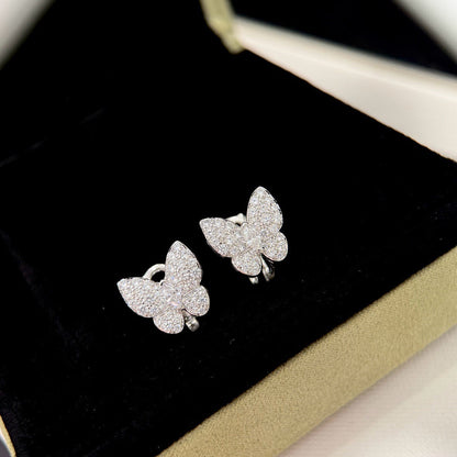 [Vera Jewelry]BUTTERFLY ALL DIAMOND EARRINGS