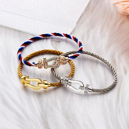 [Vera Jewelry]FORCE LARGE HORSESHOE NO DIAMOND BRACELET GOLD