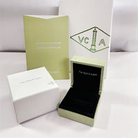 [Vera Jewelry]VA Kleeblatt Armband Halskette Ring Box Geschenktasche