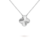 [Vera Jewelry]CLOVER 15MM LASER HALSKETTE SILBER
