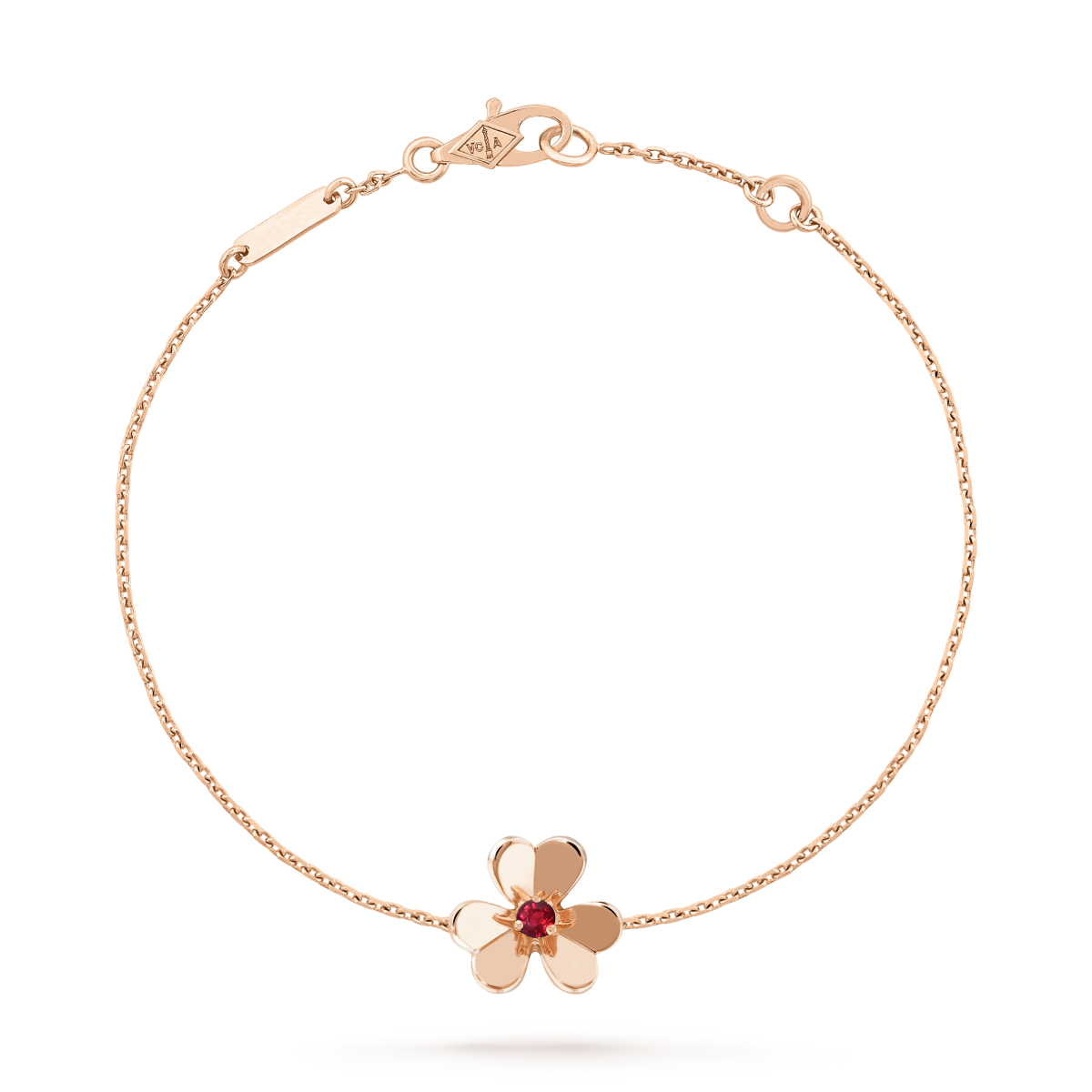 [Vera Jewelry]FRIVOLE GOLD FLOWER PINK MALACHITE BRACELET