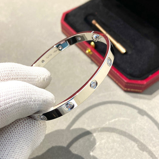 [Vera Jewelry]LOVEブレスレット 6.1MM 10ダイヤモンド