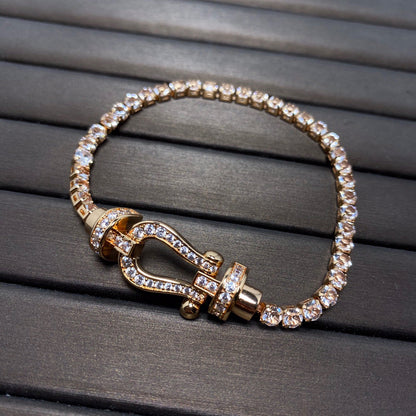 [Vera Jewelry]FORCE  HORSESHOE  DIAMOND TENNIS BRACELET