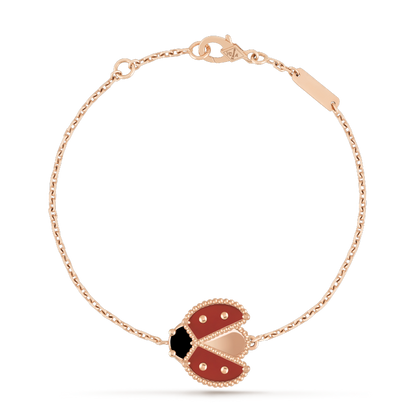 [Vera Jewelry]LUCKY SPRING 1 MOTIF PINK GOLD BRACELET