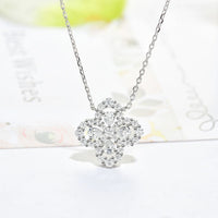 [Vera Jewelry]LOOP NECKLACE FULL MOTIF DIAMOND 16MM MULTIPLE COLORS