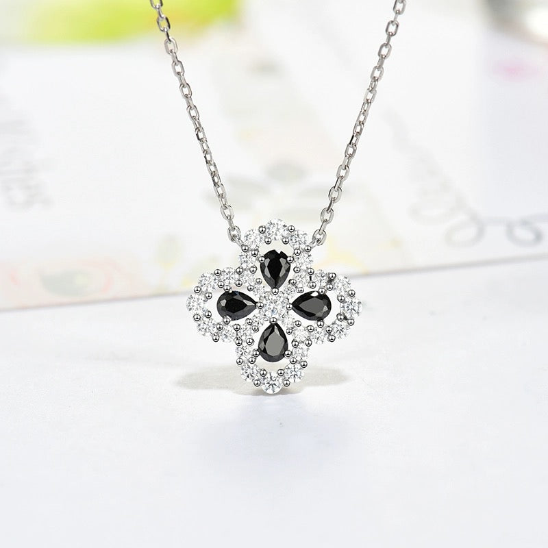 [Vera  Jewelry]LOOP NECKLACE FULL MOTIF DIAMOND 16MM MULTIPLE COLORS