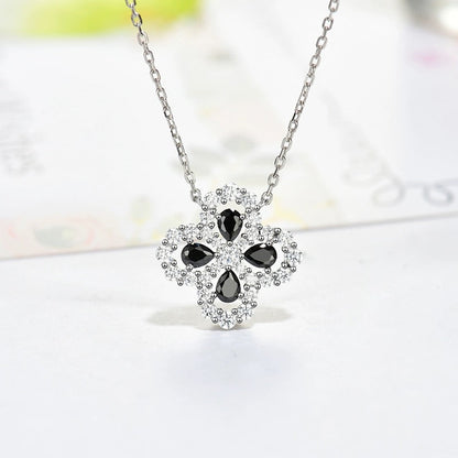 [Vera  Jewelry]LOOP NECKLACE FULL MOTIF DIAMOND 16MM MULTIPLE COLORS