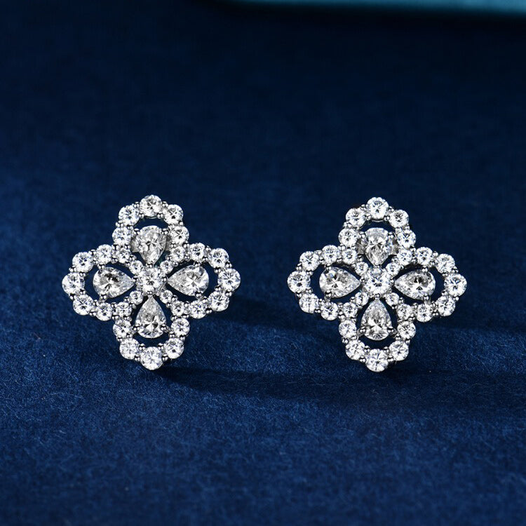 [Vera Jewelry]LOOP EARRINGS FULL MOTIF DIAMOND 16MM