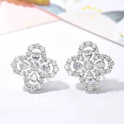 [Vera Jewelry]LOOP EARRINGS FULL MOTIF DIAMOND 16MM