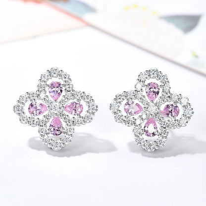 [Vera Jewelry]LOOP EARRINGS FULL MOTIF DIAMOND 16MM