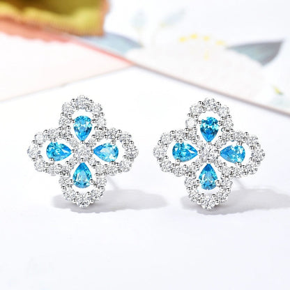 [Vera Jewelry]LOOP EARRINGS FULL MOTIF DIAMOND 16MM