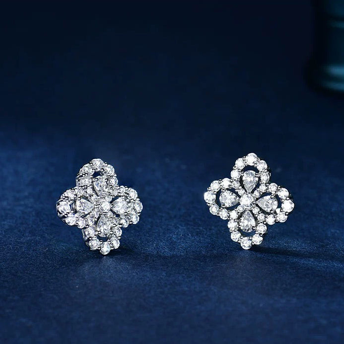 [Vera Jewelry]LOOP EARRINGS FULL MOTIF DIAMOND 16MM