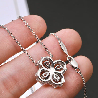 [Vera  Jewelry]LOOP NECKLACE FULL MOTIF DIAMOND 16MM MULTIPLE COLORS