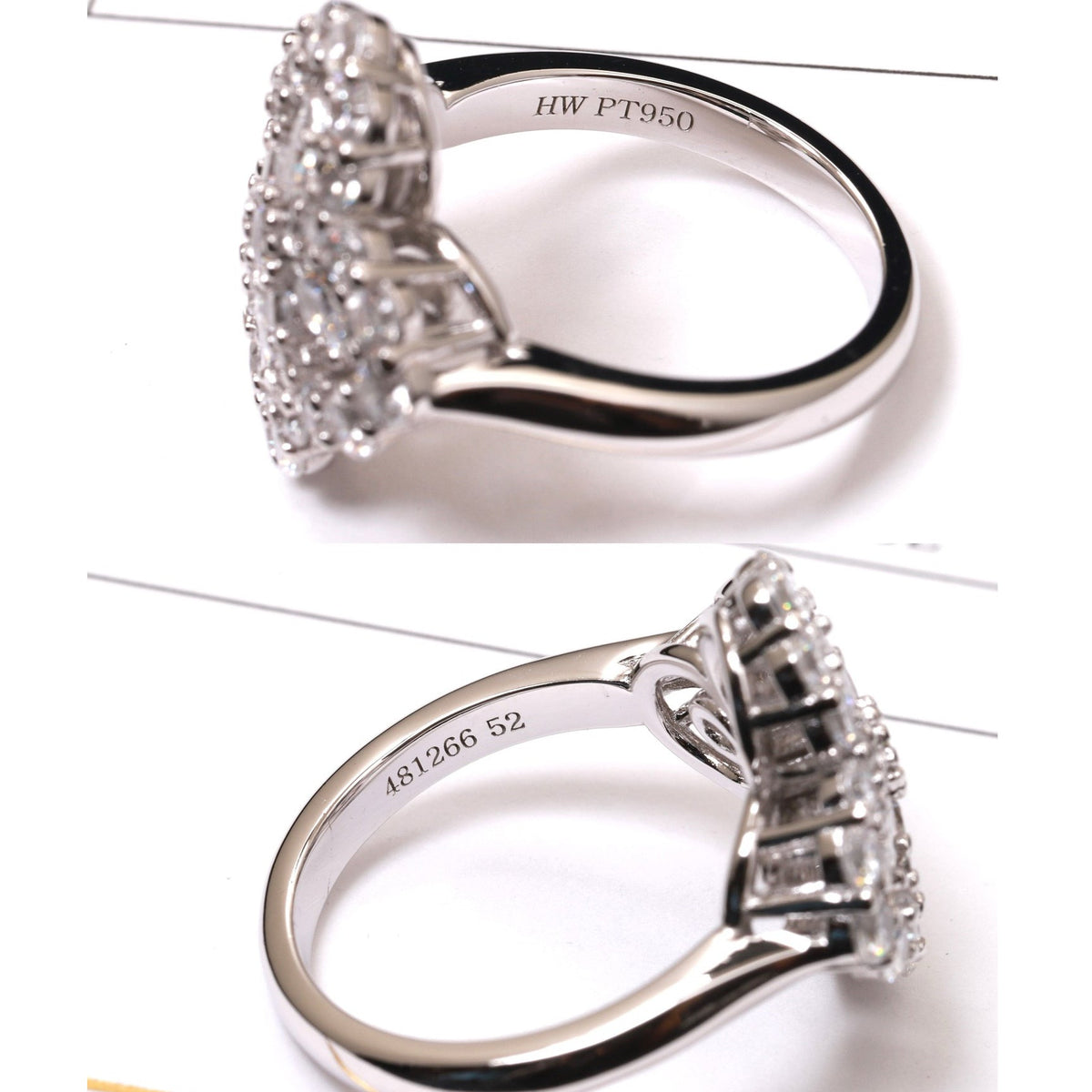 [Vera Jewelry]LOOP RING FULL MOTIF DIAMOND 16MM SILVE