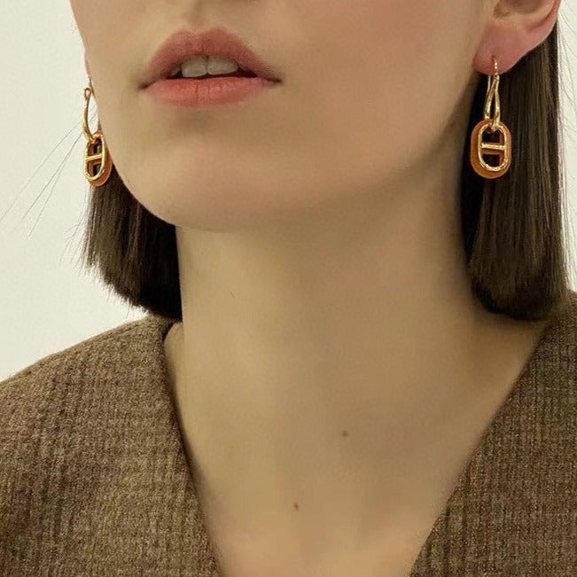 [Vera Jewelry]HM O'MAILLON GOLD EARRINGS