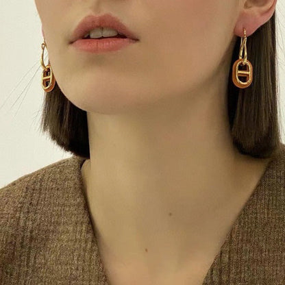 [Vera Jewelry]HM O'MAILLON GOLD EARRINGS